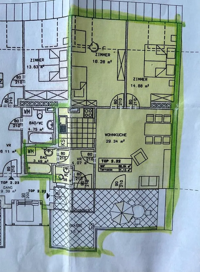 Dachgeschosswohnung Mit Kostenlosem Parkplatz Und Internet! Wiedeń 0*,